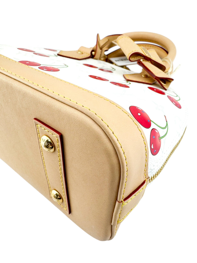 Louis Vuitton x Takashi Murakami Cerises Alma BB Handbag