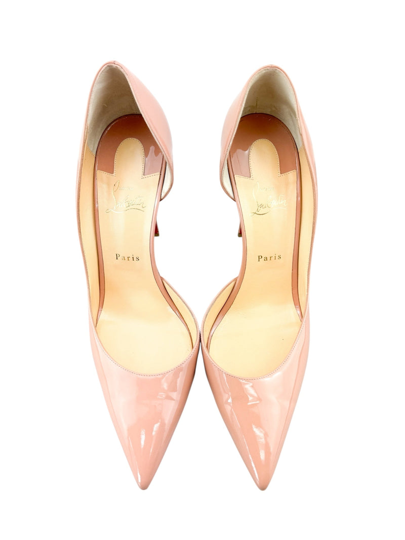 Christian Louboutin Beige Patent Pumps Size 43