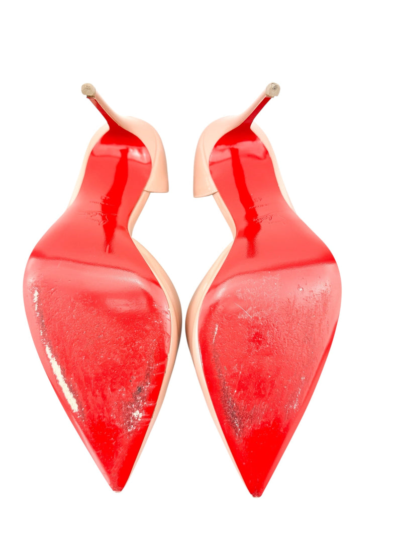Christian Louboutin Beige Patent Pumps Size 43