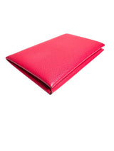 Hermes Pink Epsom Leather Calvi Cardholder