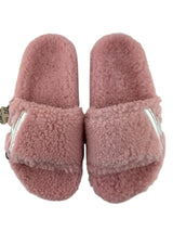Golden Goose Pink Shearling Poolstar Slides Size 41