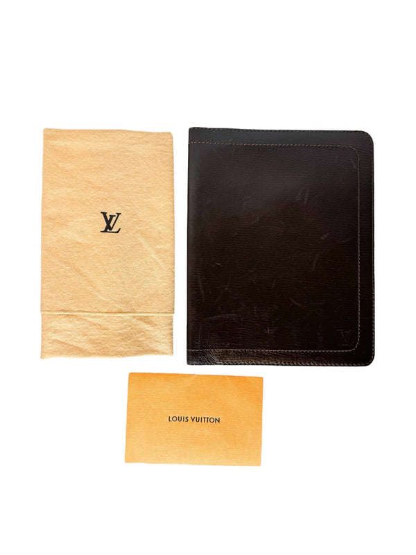 Louis Vuitton Brown Leather A5 Agenda