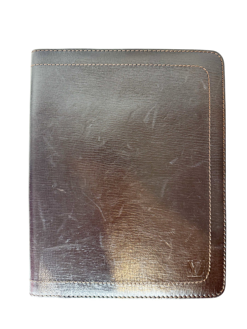 Louis Vuitton Brown Leather A5 Agenda