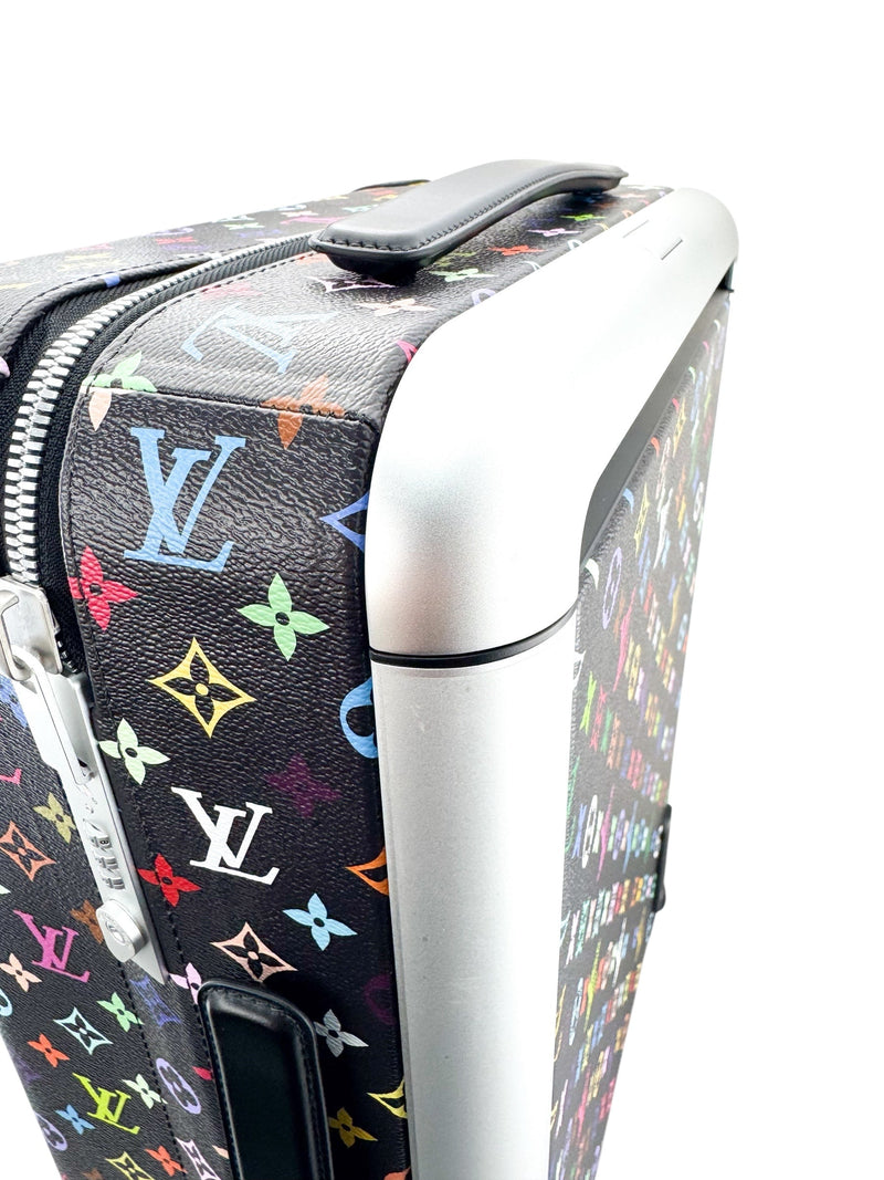 Louis Vuitton x Takashi Murakami Black Multicolor Horizon 55
