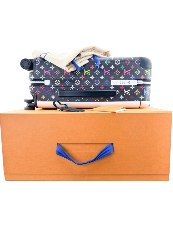 Louis Vuitton x Takashi Murakami Black Multicolor Horizon 55