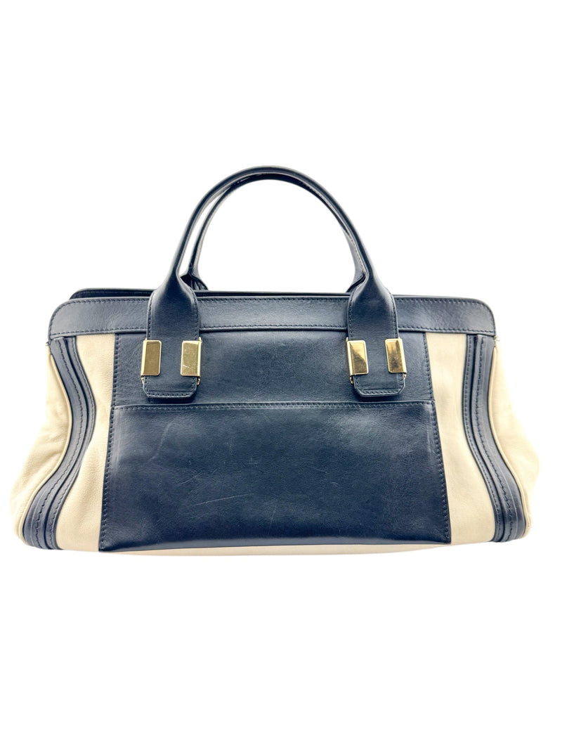 Chloe Ivory Leather Alice Handbag