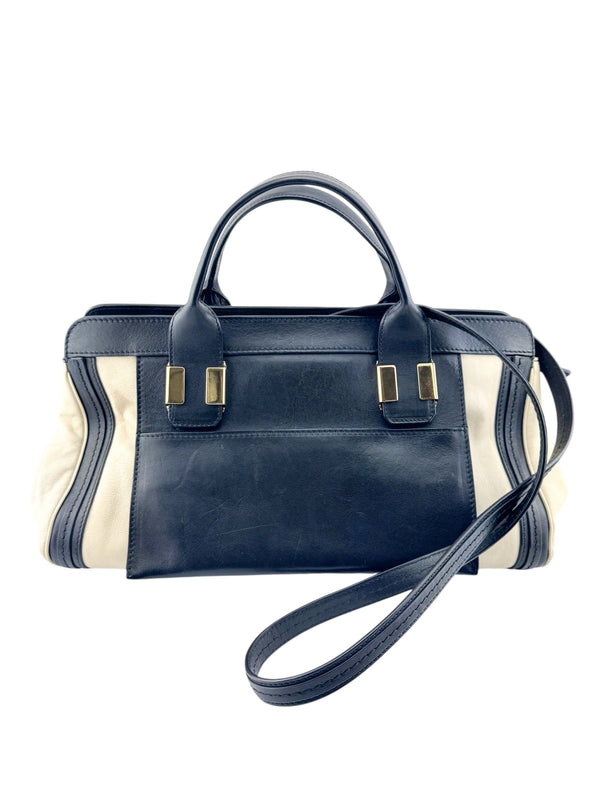 Chloe Ivory Leather Alice Handbag