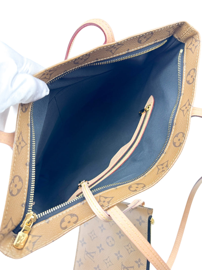 Louis Vuitton Brown Reverse Monogram Carry It Tote Bag