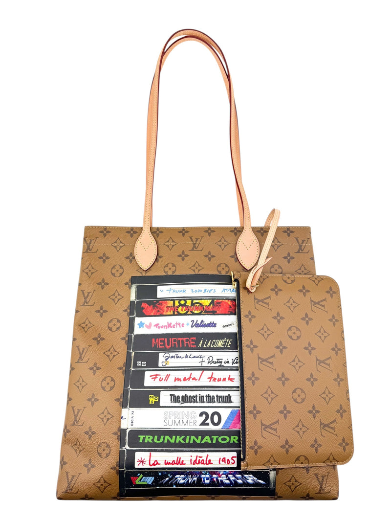 Louis Vuitton Brown Reverse Monogram Carry It Tote Bag