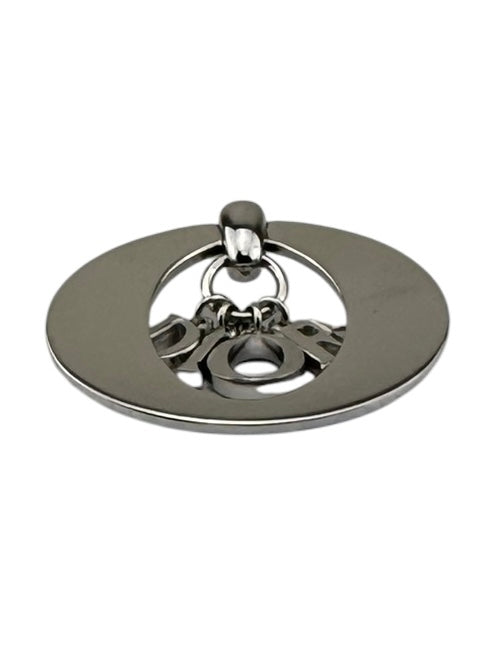 Christian Dior Silver Charm Brooch