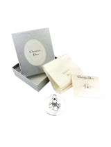 Christian Dior Silver Charm Brooch