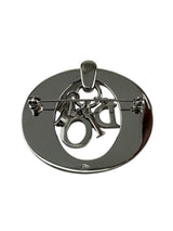 Christian Dior Silver Charm Brooch