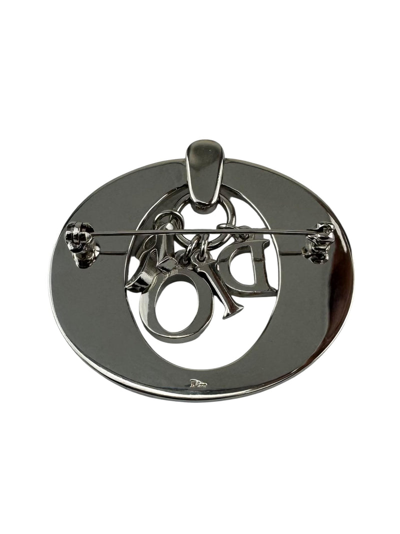 Christian Dior Silver Charm Brooch