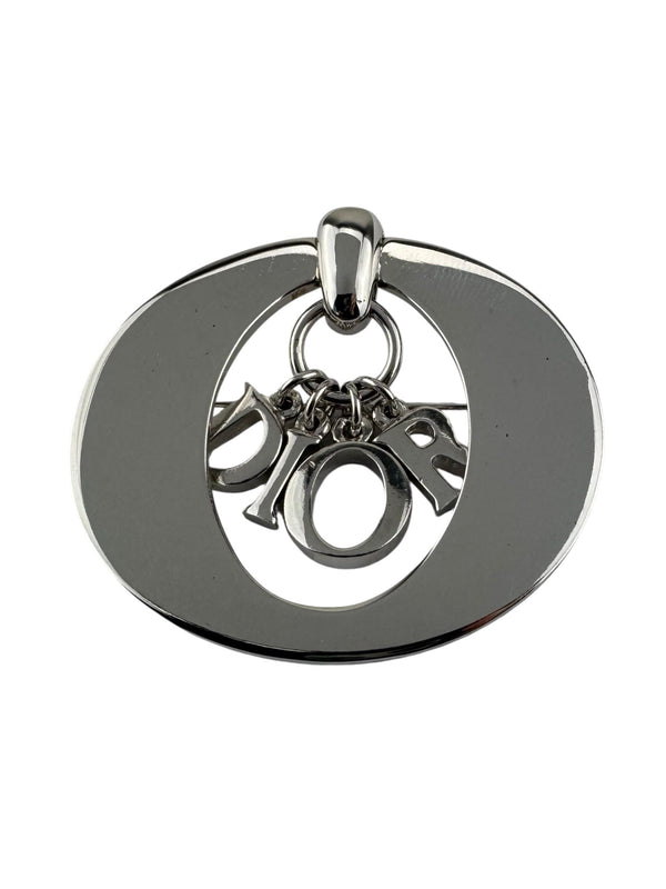 Christian Dior Silver Charm Brooch