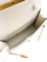 Saint Laurent Ivory Leather Manhattan Handbag