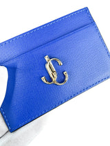 Jimmy Choo Blue Leather Card Holder