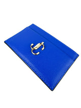 Jimmy Choo Blue Leather Card Holder