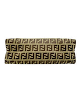 Fendi Beige Canvas Zuchinno Monogram Pouch