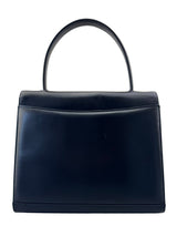 Givenchy Black Leather Vintage Top Handle Handbag