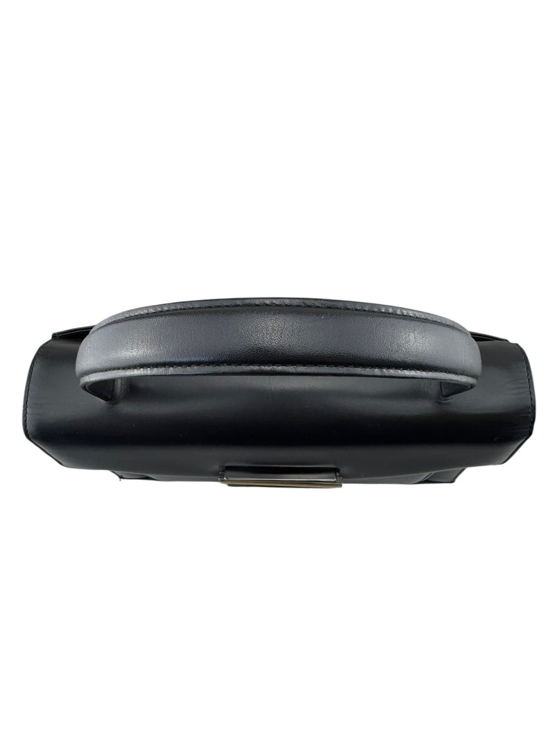Givenchy Black Leather Vintage Top Handle Handbag