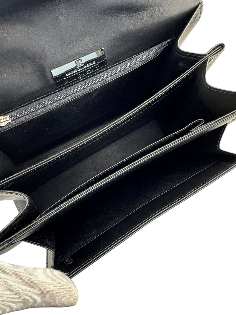 Givenchy Black Leather Vintage Top Handle Handbag