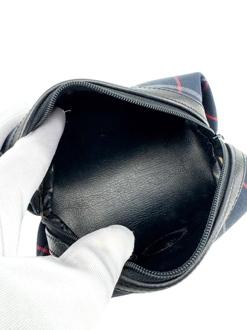 Burberry's Blue Canvas Vintage Pouch