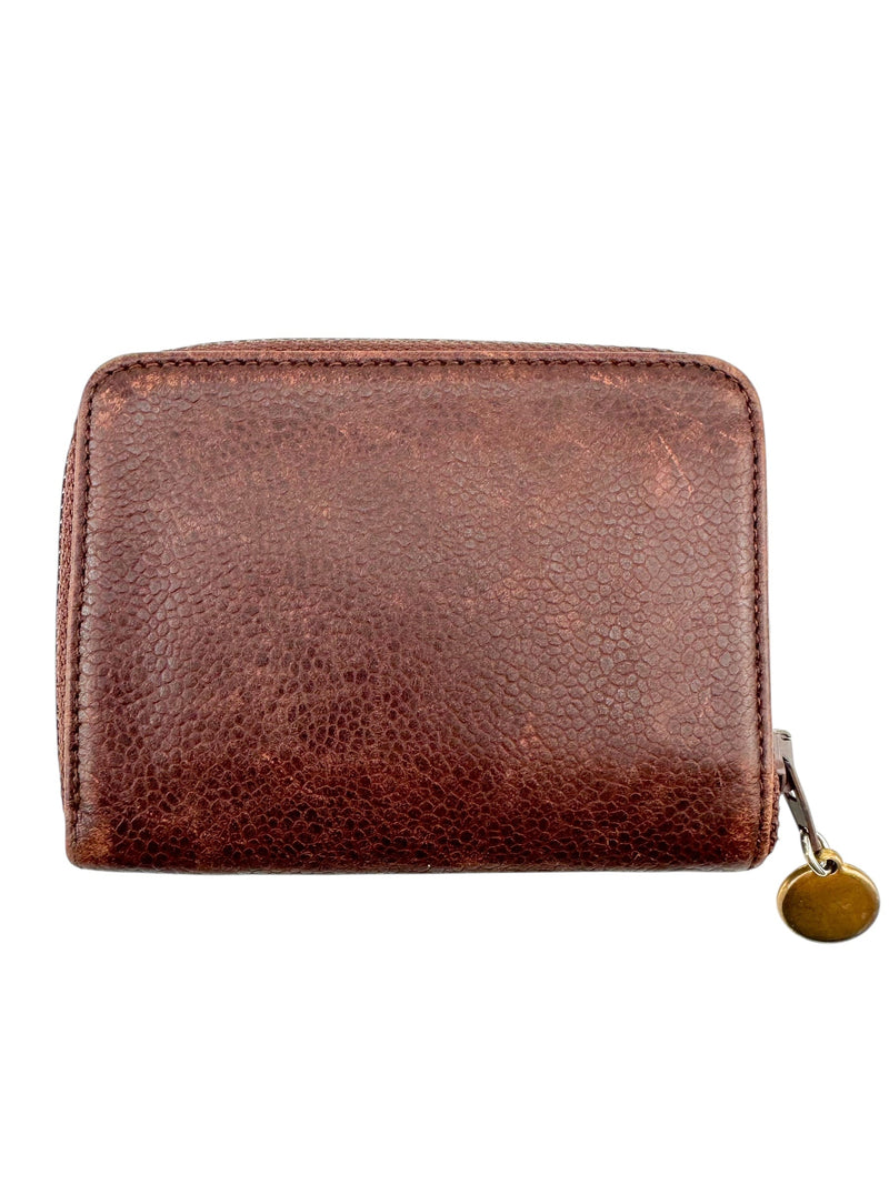 Chanel Brown Caviar Timeless CC 6 Key Holder Case