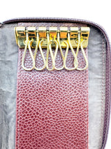 Chanel Brown Caviar Timeless CC 6 Key Holder Case