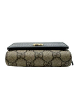 Gucci Brown Monogram Compact Wallet