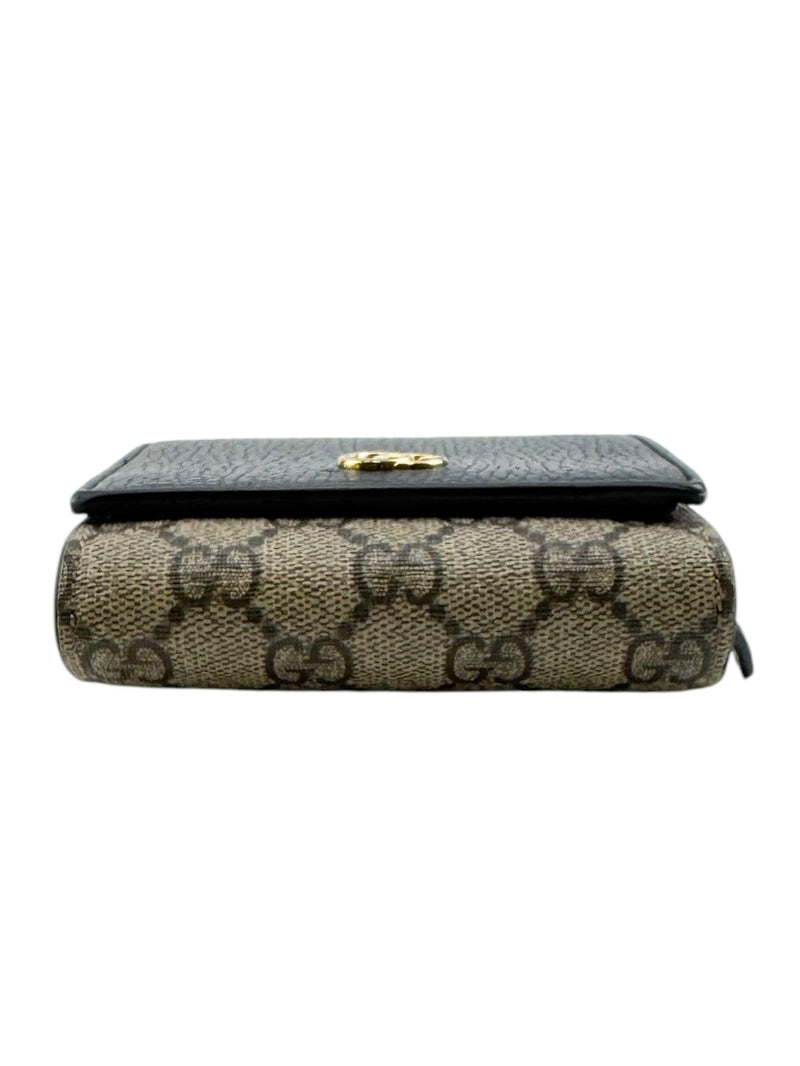 Gucci Brown Monogram Compact Wallet