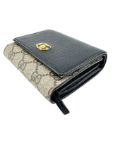 Gucci Brown Monogram Compact Wallet