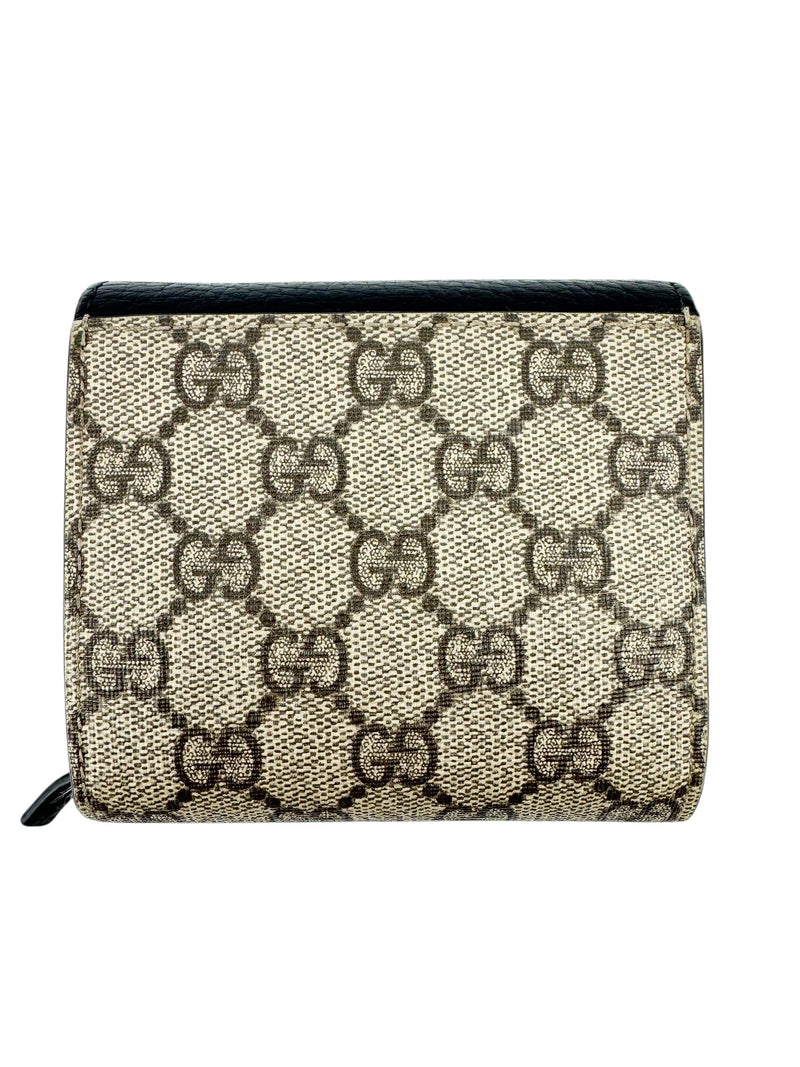 Gucci Brown Monogram Compact Wallet