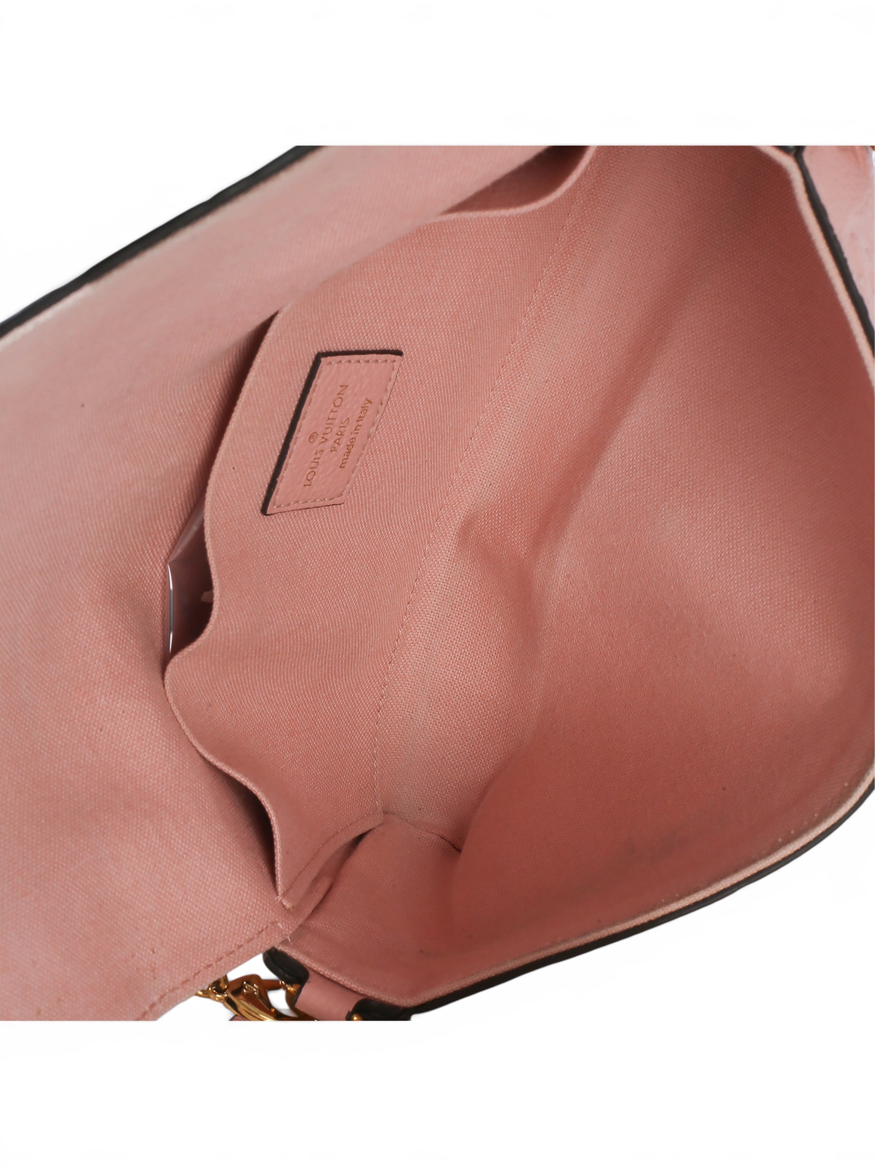 Louis Vuitton Rose Poudre Monogram Empreinte Felicie Pochette