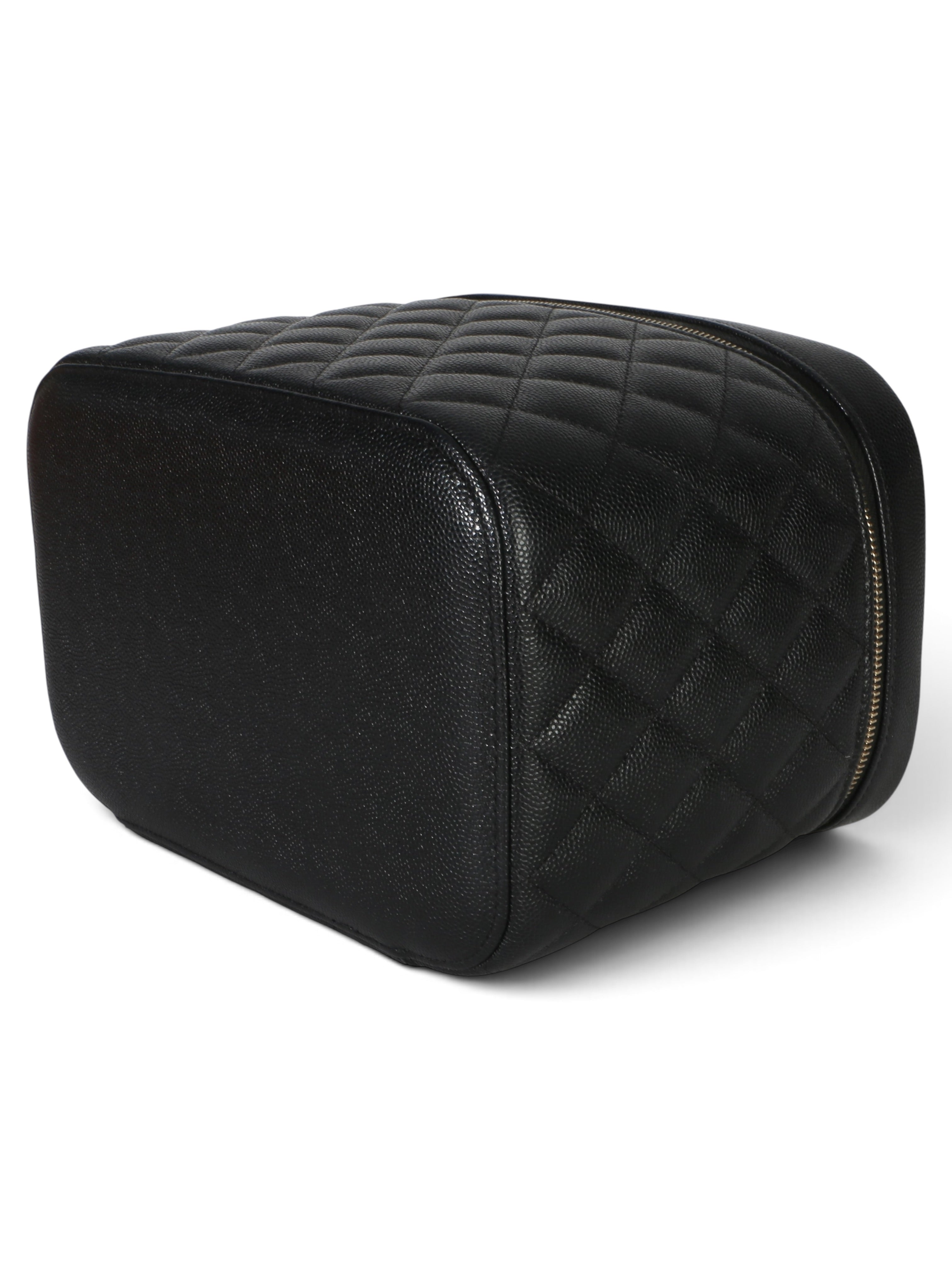 Chanel Black Caviar Large Vanity