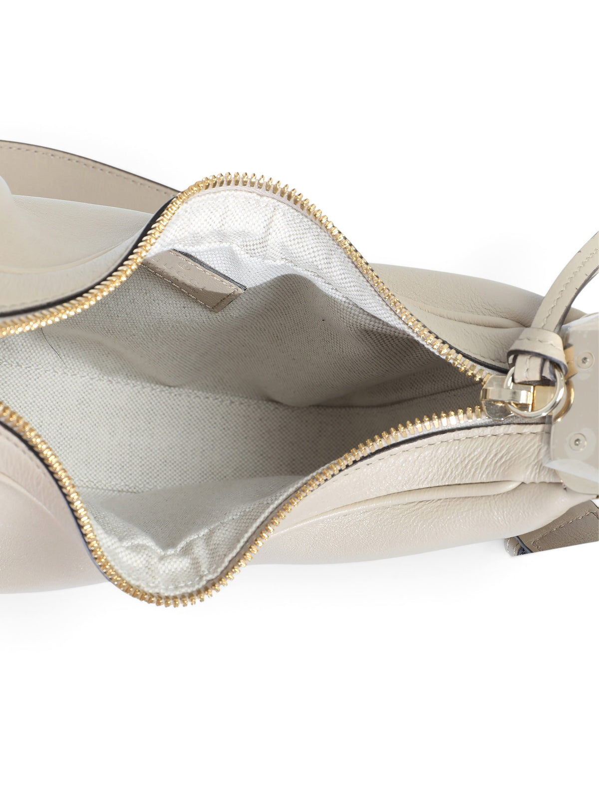 Gucci Beige Smooth Leather Attache Bag Small