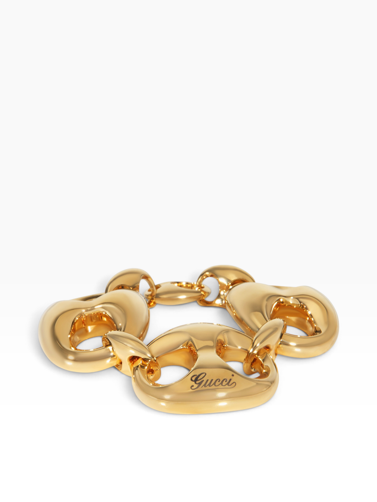 Gucci Gold-Plated Mariners Link Bracelet