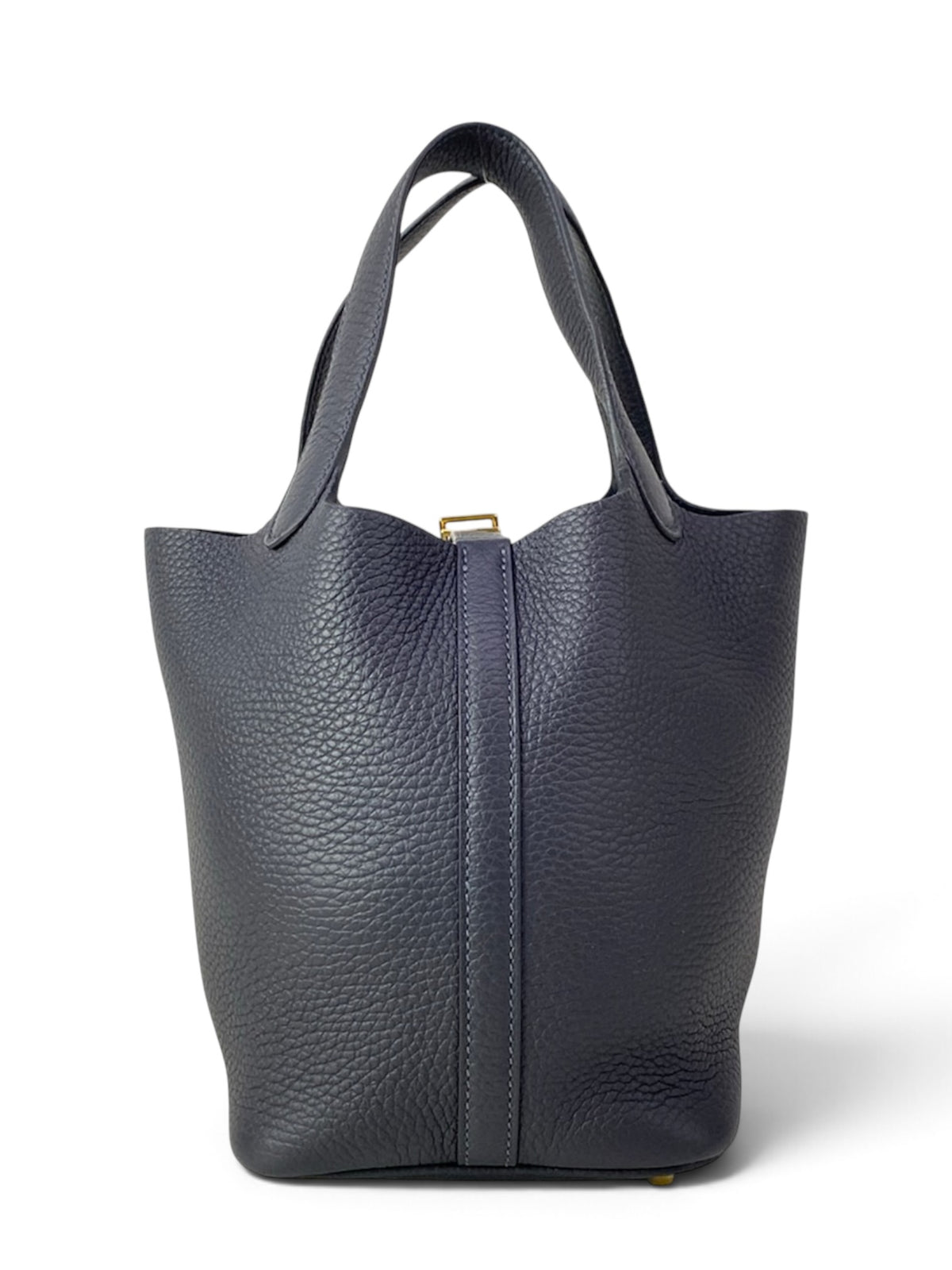 Hermès Blue Nuit Clemence Picotin PM Full Set