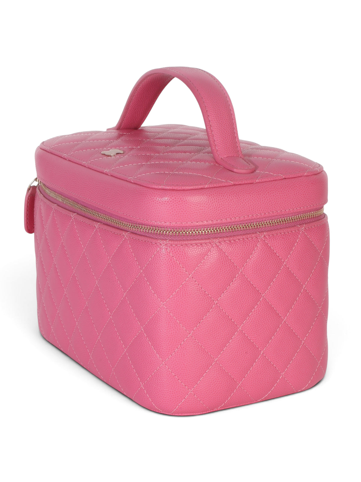 Chanel Pink Caviar Large Vanity Case