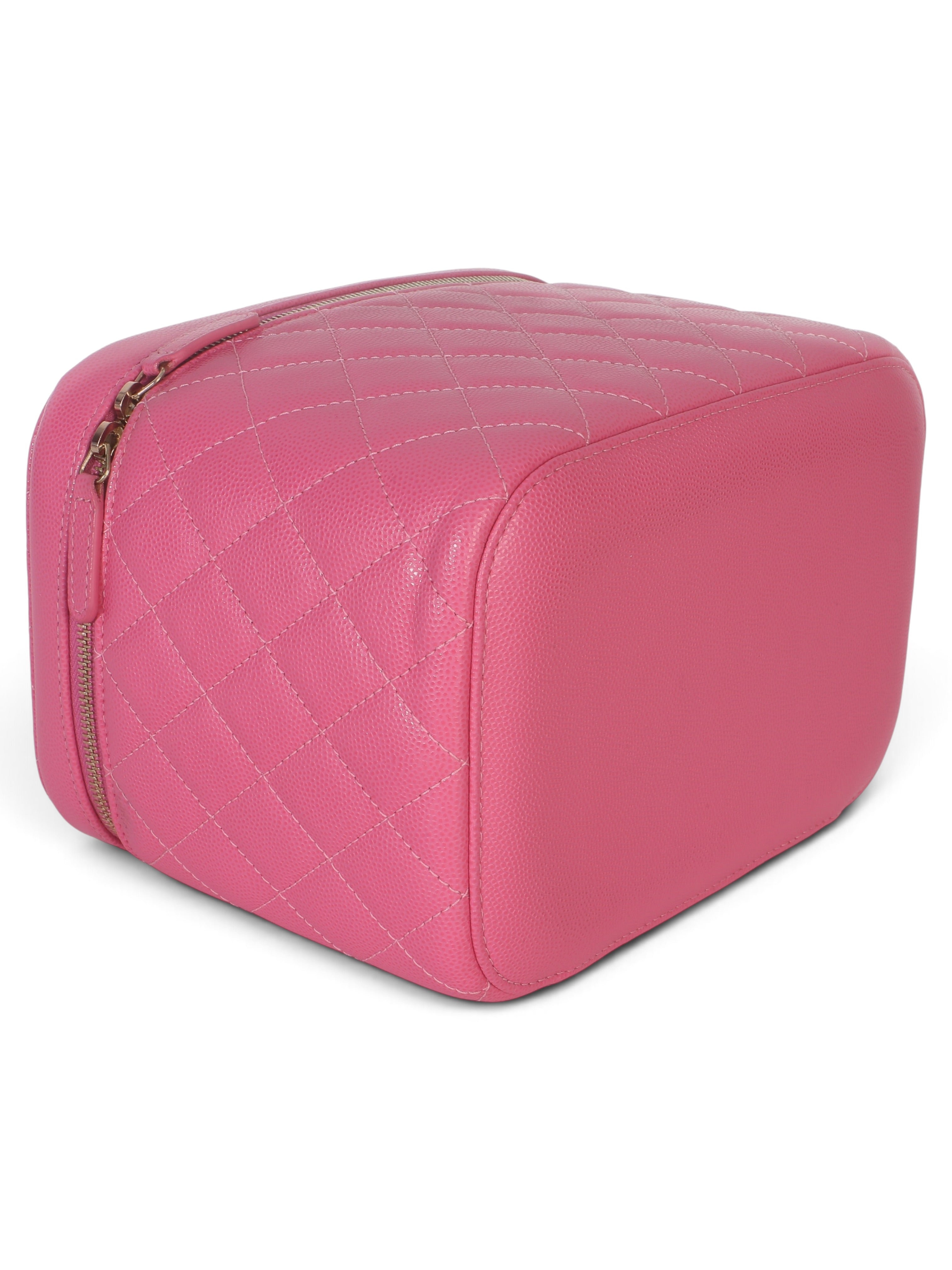 Chanel Pink Caviar Large Vanity Case