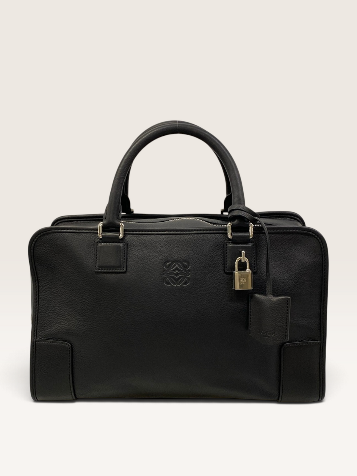 Loewe Amazona Handbag Black Calfskin