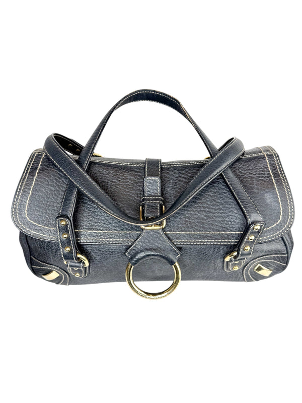 Dolce & Gabbana Black Leather Shoulder Handbag