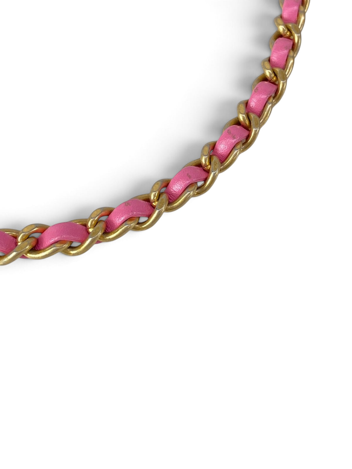 Chanel Pink Lambskin Mini Rectangular Pearl Crush