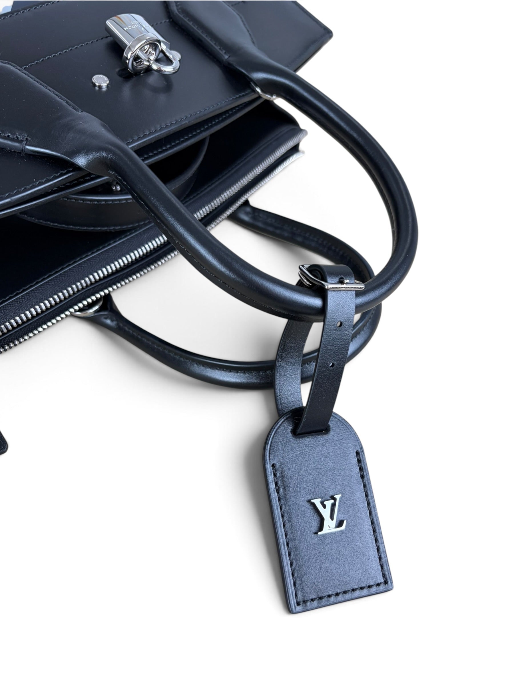 Louis Vuitton Leather & Monogram Tape City Steamer MM