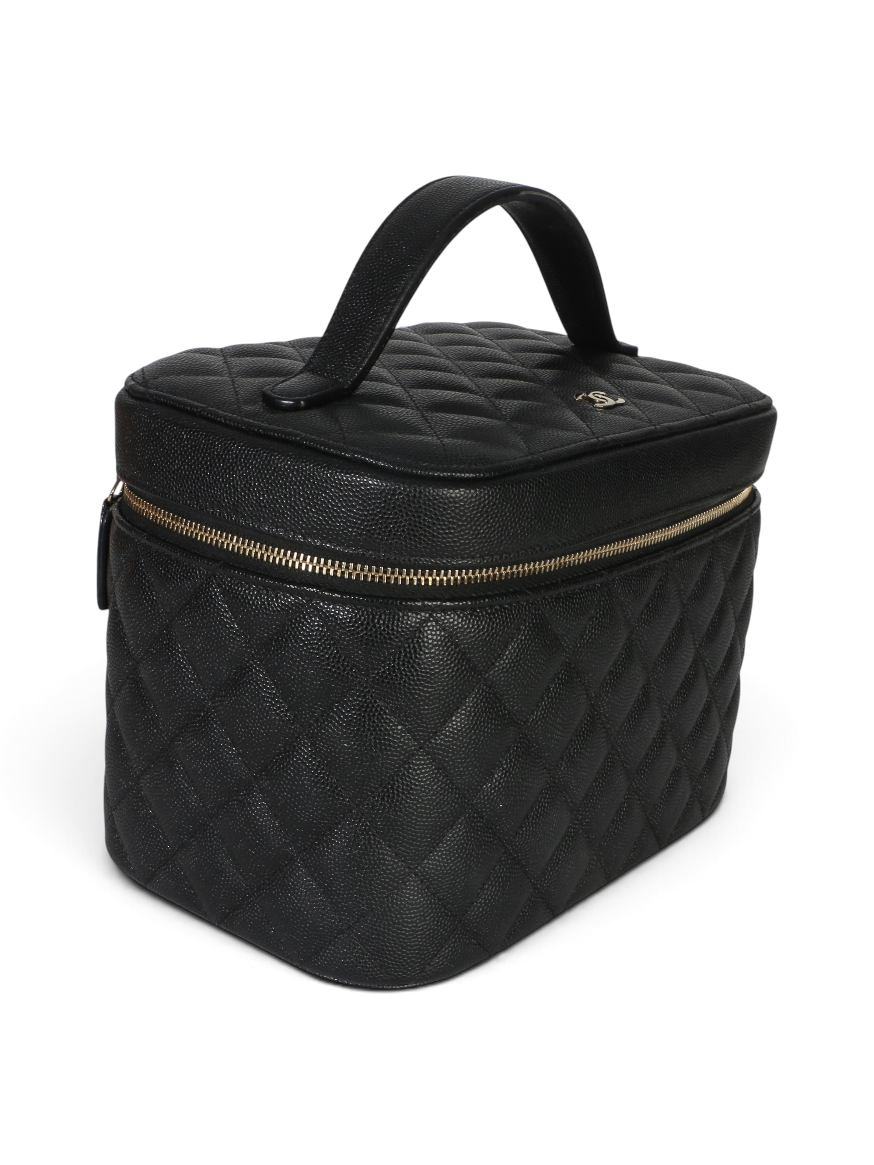 Chanel Black Caviar Large Vanity