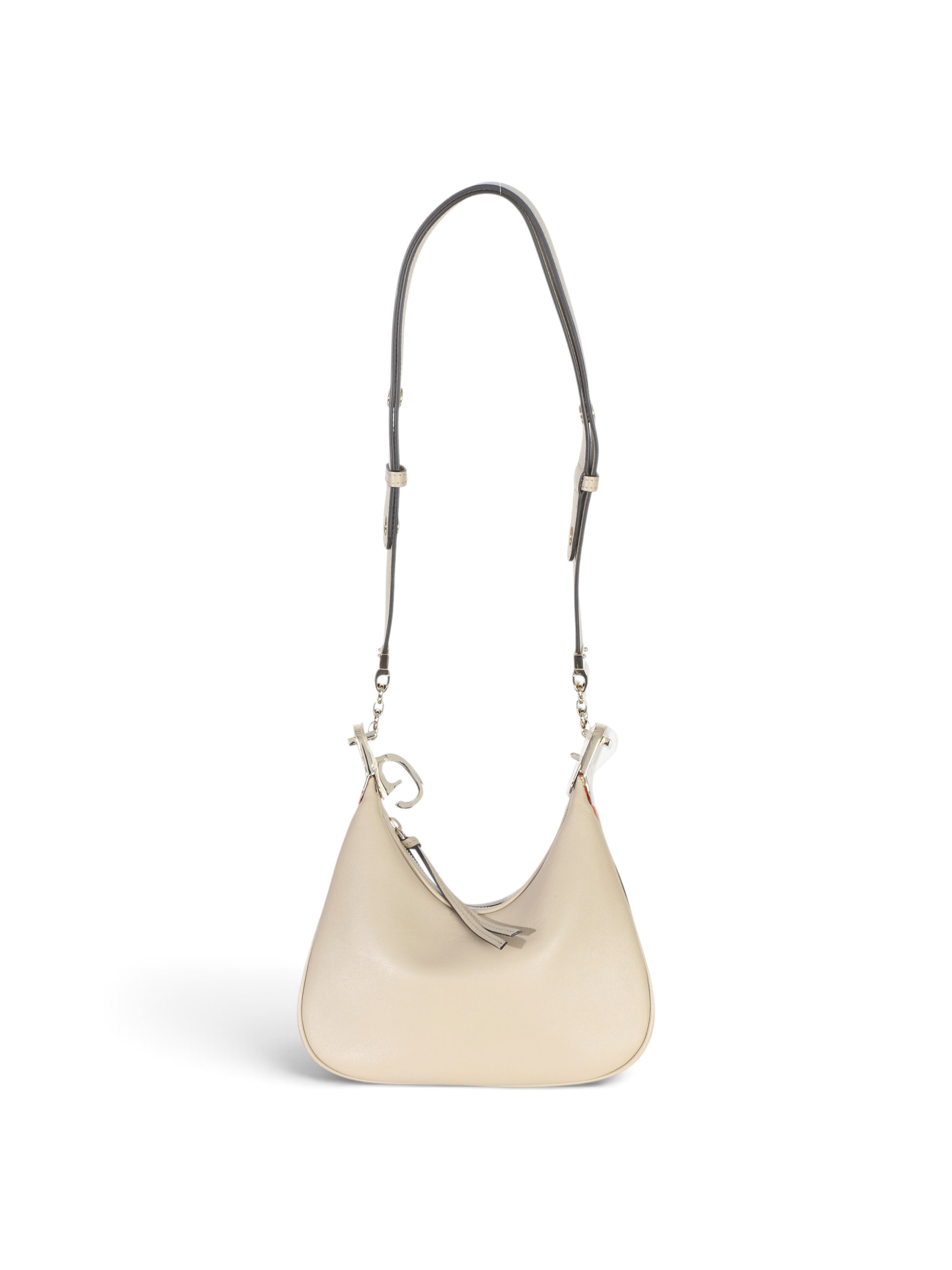 Gucci Beige Smooth Leather Attache Bag Small