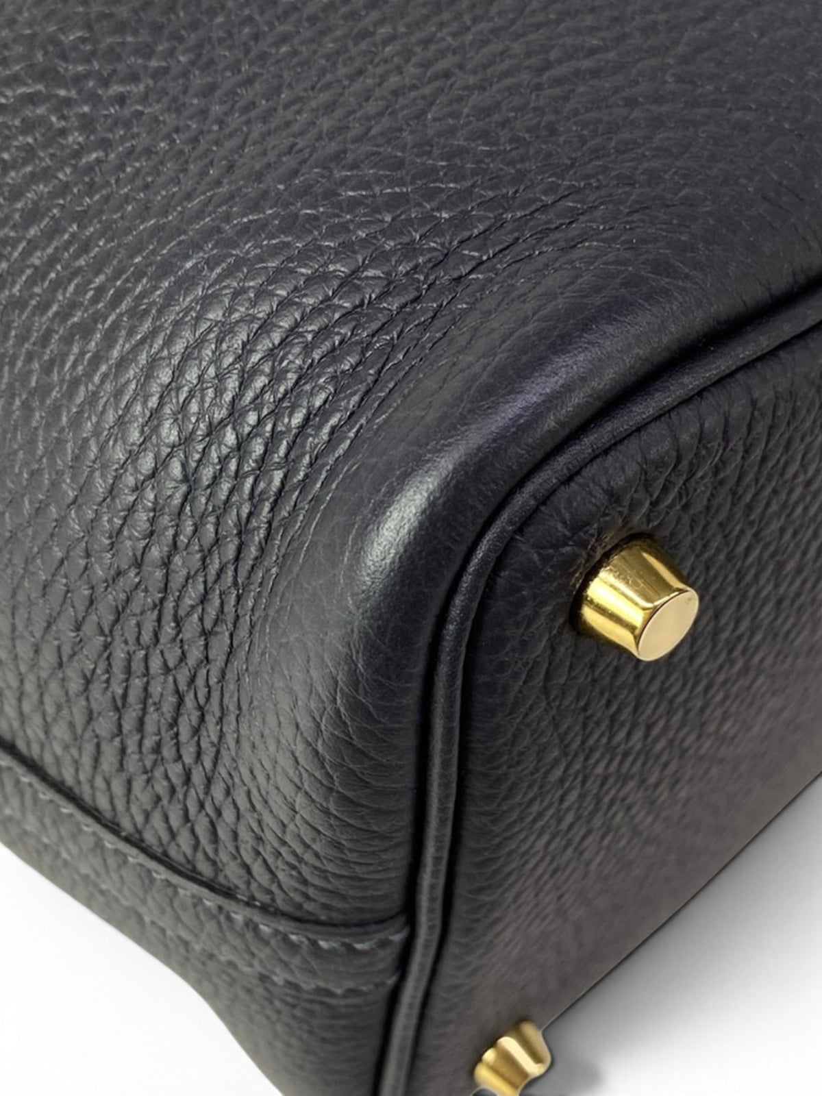 Hermès Blue Nuit Clemence Picotin PM Full Set