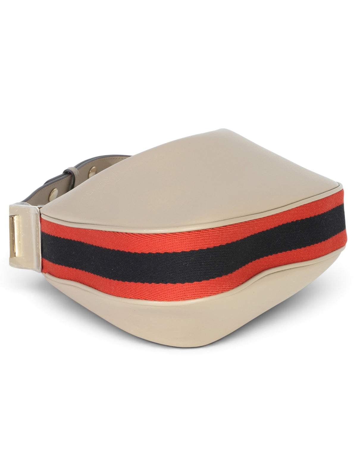 Gucci Beige Smooth Leather Attache Bag Small