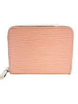 Louis Vuitton Pink Epi Leather Zippy coin case