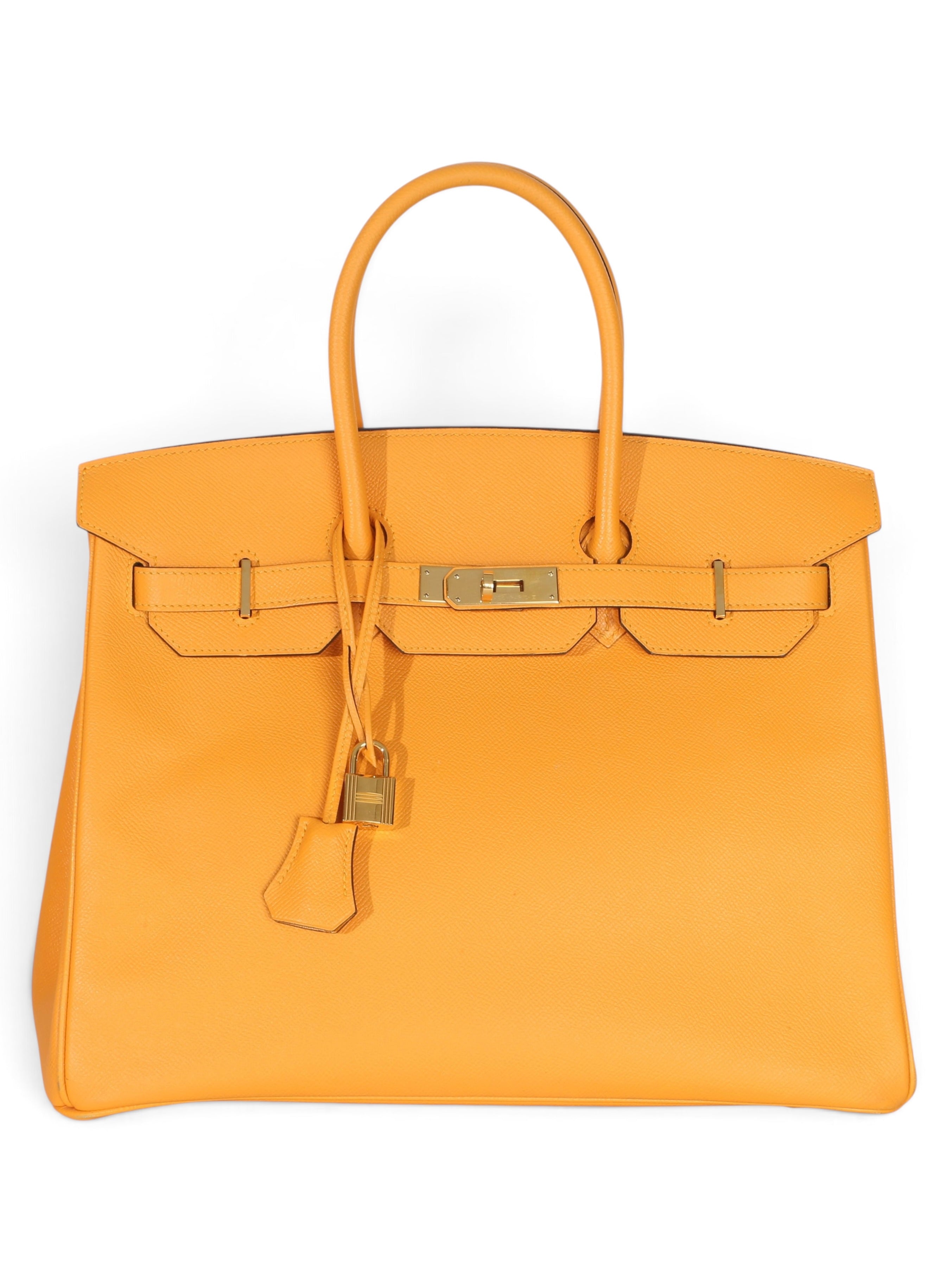 Hermes Jaune Dor Epsom Birkin 35