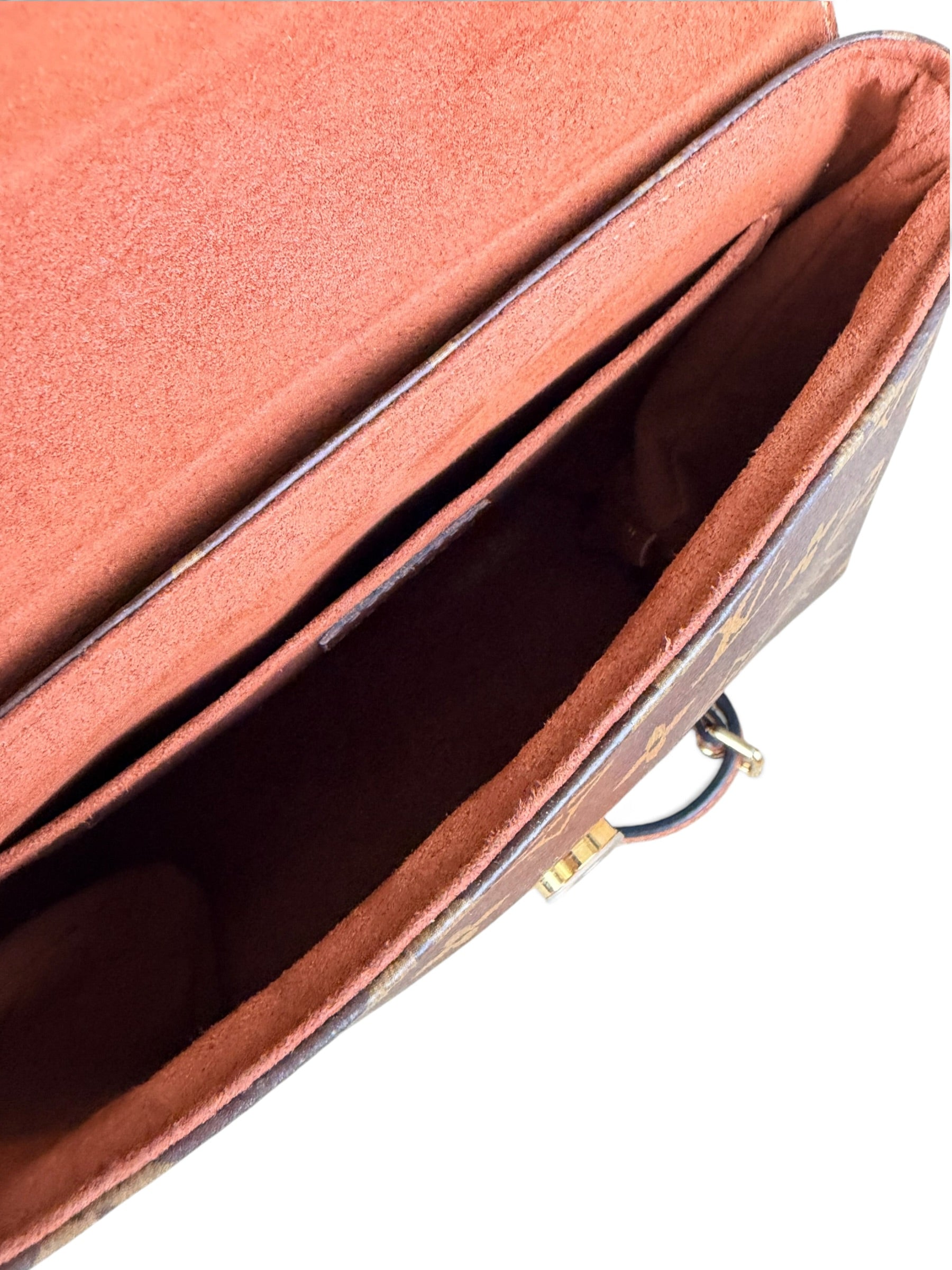 Louis Vuitton Cognac Leather Monogram Locky BB